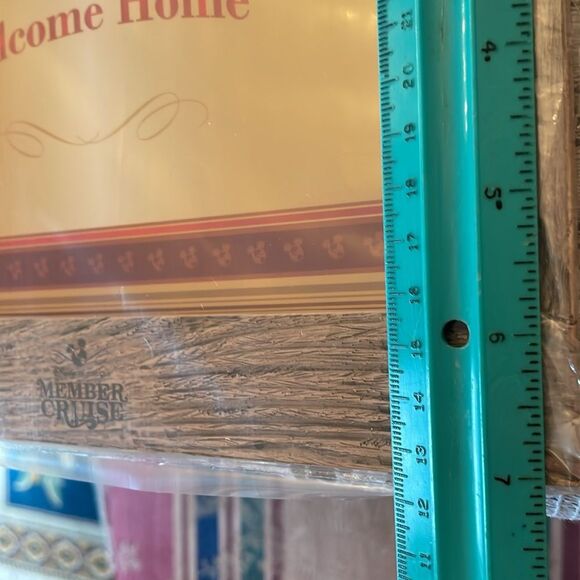 Disney Vacation Club Member Cruise Picture Photo Frame Welcome Home 2016 NIB 9x7 - Picture 9 of 12